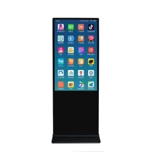 Écran LCD 55 pouces Android fonction tactile 4k Wifi médias publicitaires de signalisation numérique led publicités télévisées portables