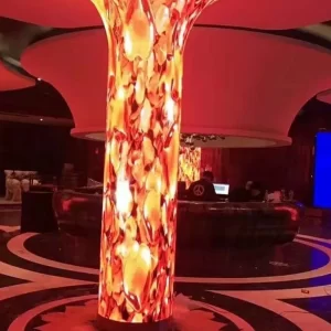 ÉCRAN INTERNE FLEXIBLE P1.86, ÉTANCHE PUBLICITAIRE PROGRAMMABLE TRÈS HAUTE LUMINOSITÉ VISIBLE EN PLEIN SOLEIL POUR VITRINE ET INTÉRIEUR 100×100 cm ENSEIGNE LUMINEUSE LED