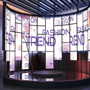 ÉCRAN INTERNE FLEXIBLE P2.5, ÉTANCHE PUBLICITAIRE PROGRAMMABLE TRÈS HAUTE LUMINOSITÉ VISIBLE EN PLEIN SOLEIL POUR VITRINE ET INTÉRIEUR 100×100 cm ENSEIGNE LUMINEUSE LED