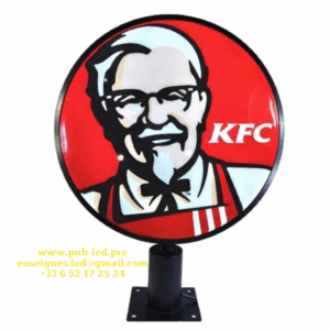 ENSEIGNE MAGASIN LUMINEUSE DOUBLE FACES “Caisson Lumineux” 50-100 cm