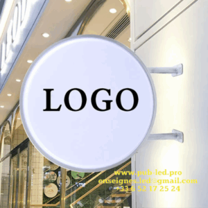 ENSEIGNE MAGASIN LUMINEUSE DOUBLE FACES “Caisson Lumineux” 50-100 cm