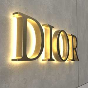 ENSEIGNE LUMINEUSE LETTRES BOÎTIERS LED 3D RÉTROÉCLAIRAGE FABRICATION SUR MESURE