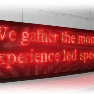 ENSEIGNE LUMINEUSE LED “JOURNAL LUMINEUX” INTERNE PRÊT À INSTALLER AVEC ANIMATION ET TÉLÉCOMMANDE, FABRICATION SUR MESURE, 36x200 cm