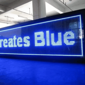 Enseigne Lumineuse LED journal lumineux Externe programmable 200x50 cm