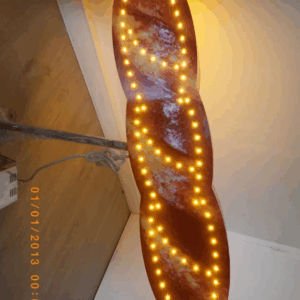 ENSEIGNE LUMINEUSE LED DOUBLE FACES “BAGUETTE” EXTERNE PRÊT À INSTALLER AVEC ANIMATION ET TÉLÉCOMMANDE 90x20cm