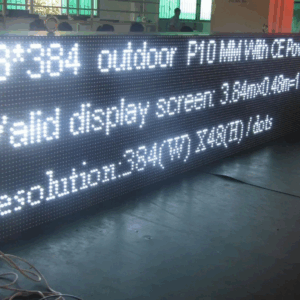 ENSEIGNE LUMINEUSE LED DOUBLE FACES “JOURNAL LUMINEUX” EXTERNE PRÊT À INSTALLER AVEC ANIMATION ET TÉLÉCOMMANDE, FABRICATION SUR MESURE, 36x200 cm