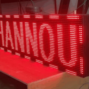 ENSEIGNE LUMINEUSE LED DOUBLE FACES “JOURNAL LUMINEUX” EXTERNE PRÊT À INSTALLER AVEC ANIMATION ET TÉLÉCOMMANDE, FABRICATION SUR MESURE, 36x200 cm