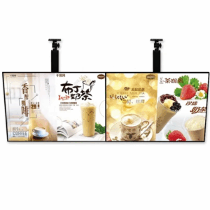 ENSEIGNE PORTE AFFICHE MENU À ÉCLAIRAGE LED, TAILLE A1, 66.4x91.1 cm