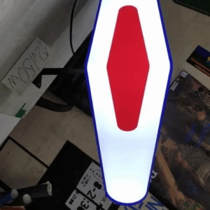 Enseigne Lumineuse LED 2 faces Carotte de Tabac 110x40cm