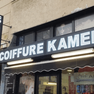 ENSEIGNE LUMINEUSE LED UNE FACE “COIFFURE” LED PIQUE PRÊT À INSTALLER 200x50cm