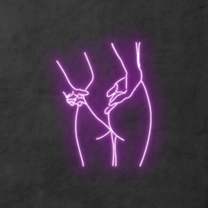 ENSEIGNE LUMINEUSE "SILHOUETTE DE FEMME" NÉON FLEX PERSONNALISÉE, CHOIX DE TAILLE ET COULEUR, de 80 à 250 cm