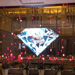 LED ÉCRAN INTERNE P2.6 PUBLICITAIRE TRANSPARENT PROGRAMMABLE TRÈS HAUTE LUMINOSITÉ VISIBLE EN PLEIN SOLEIL POUR VITRINE OU INTÉRIEUR.100x100 cm