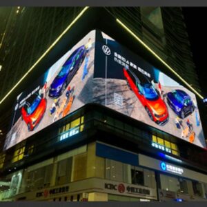 Écran Publicitaire LED 3D extérieur P8 PROGRAMMABLE TRÈS HAUTE LUMINOSITÉ VISIBLE EN PLEIN SOLEIL 100x100 cm