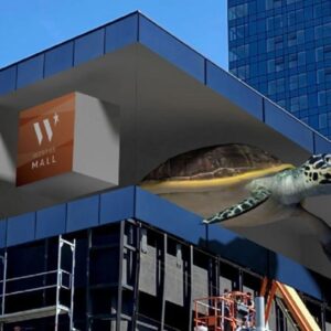 Écran Publicitaire LED 3D extérieur P5 PROGRAMMABLE TRÈS HAUTE LUMINOSITÉ VISIBLE EN PLEIN SOLEIL 100x100 cm