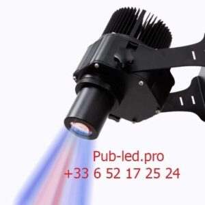 PROJECTEUR ENSEIGNE MAGASIN LUMINAIRE EXTÉRIEUR GOBO PUBLICITAIRE 150W ROTATIF LP150PWP