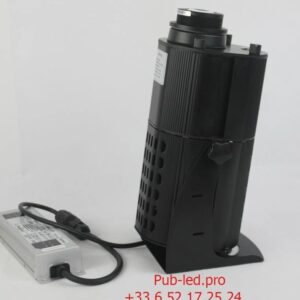 PROJECTEUR ENSEIGNE MAGASIN LUMINAIRE EXTÉRIEUR GOBO PUBLICITAIRE 80W ROTATIF