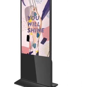 Écran LCD 65 pouces extérieur Android non tactile 4k Wifi médias publicitaires de signalisation numérique led publicités télévisées portables